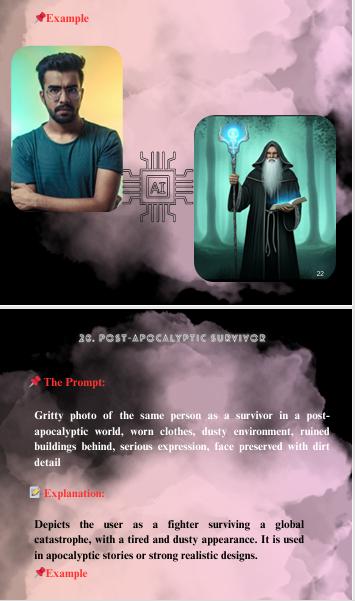 Magical Selfie Prompts – Keep your face and change everything around you