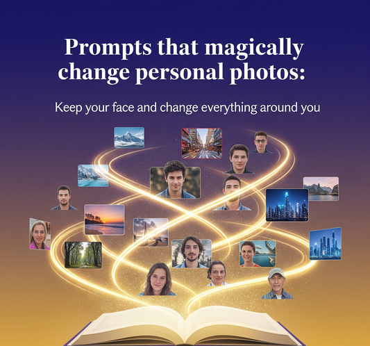 Magical Selfie Prompts – Keep your face and change everything around you