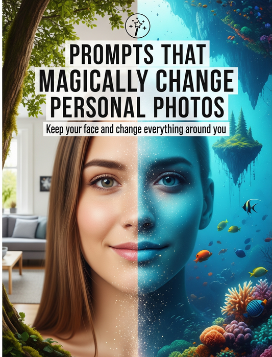 Magical Selfie Prompts – Keep your face and change everything around you